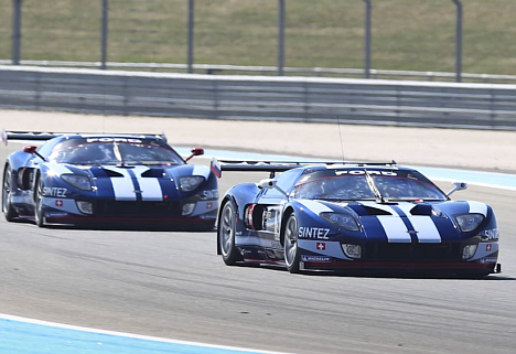 Matech Competition's to GT1 racere, som nu sendes på pension.